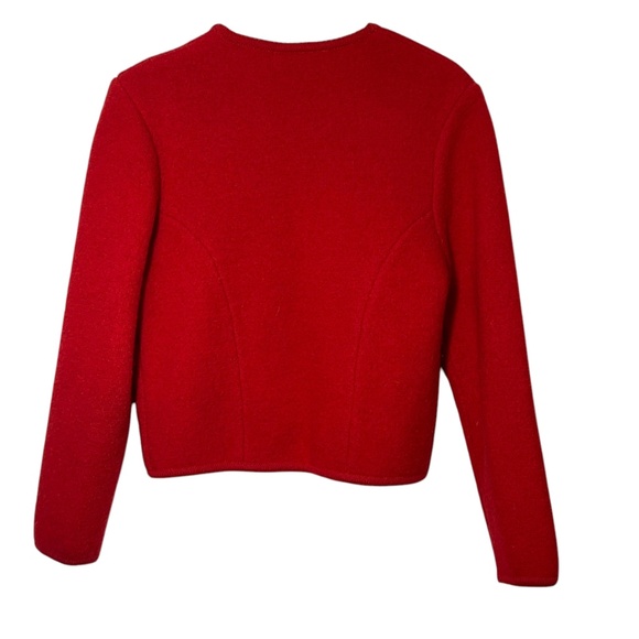 The Eagles Eye Vintage Wool Jacket Womens Size 10 Button Front Office - Picture 3 of 4